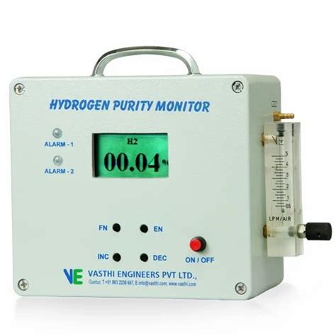 portable hydrogen gas purity analyzer|what instrument measures hydrogen.